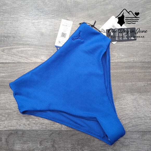 Puma Ribbed High Cut Bikini Bottom Size S - Picture 1 of 5
